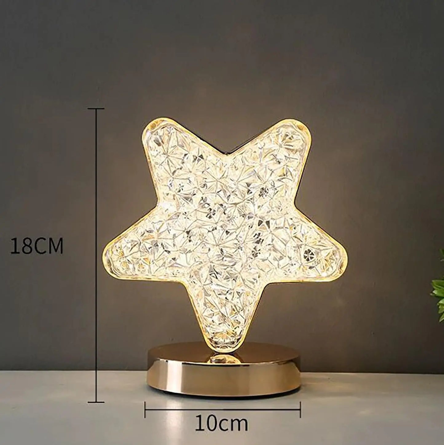 Bedroom 3-Color Touch Control Dimming Night Light Girls Room Home Decor Bedside LED Ambient Table Moon Stars Atmosphere Lamp Hot