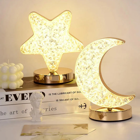 Dreamy Moon & Stars Night Light